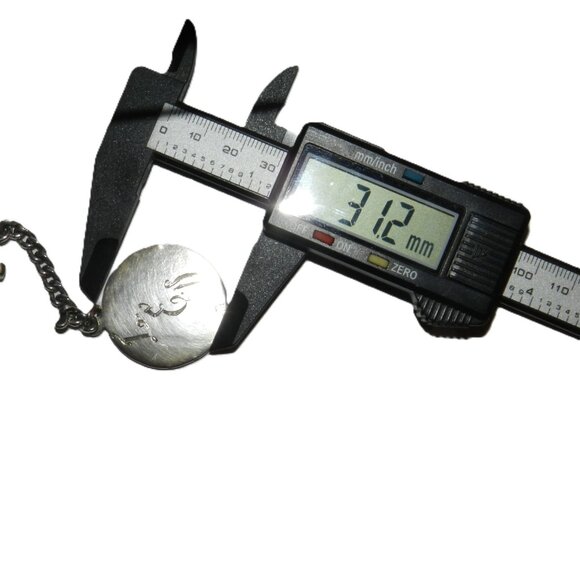 Mexico Sterling Silver San Cristobal Religious Medal Key Chain Protegenos - Picture 9 of 15